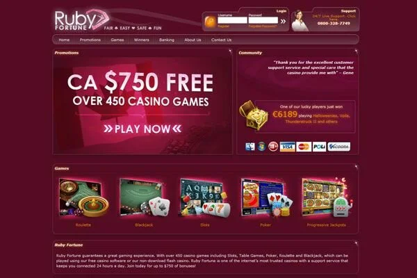 Play at Ruby Fortune casino