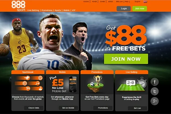 888 Online sports betting