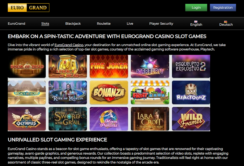 Euro grand slots