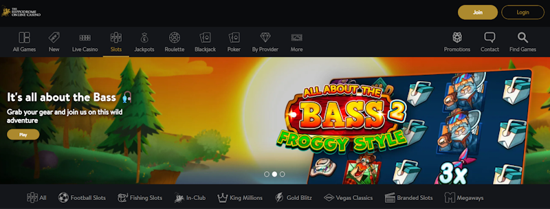 Hippodrome online slots